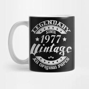 Legendary Since 1977. Vintage All Original Parts Mug